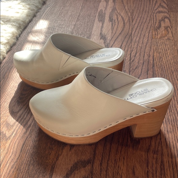 Charlotte Stone Marlo Clog in Latte - Picture 3 of 5